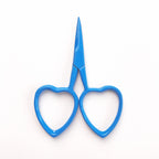 Love Heart Scissors Blue