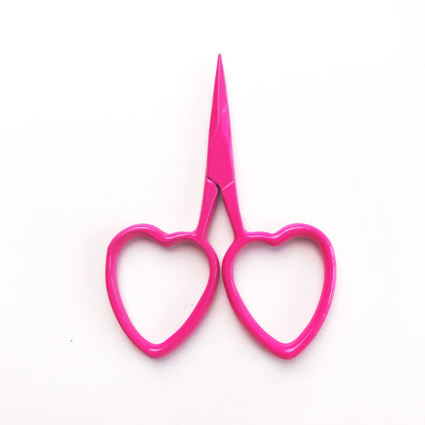 Love Heart Scissors Pink