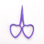 Love Heart Scissors Purple