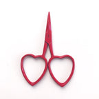 Love Heart Scissors Red