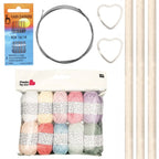 Macrame Rope Pastel Rainbows Kit