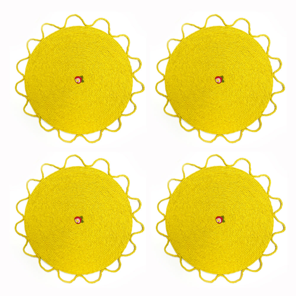 Scallop Edge Macramé Table Mats  KIT
