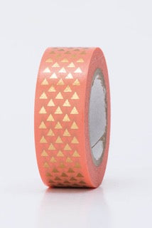 Metallic Tape Washi Gold Triangles