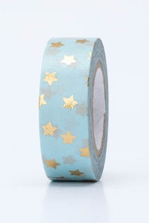 Metallic Washi Tape Gold Stars