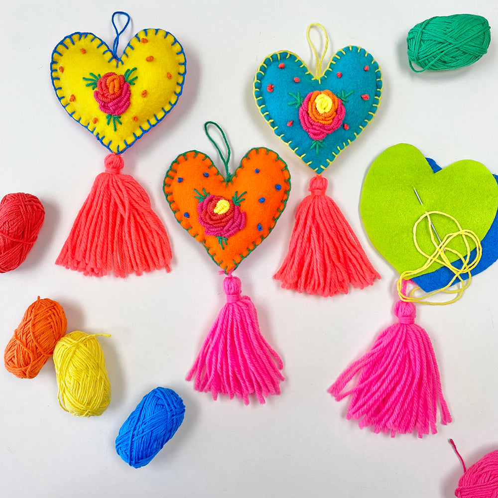 LOVE Hearts : Mexican Hanging Hearts Kit