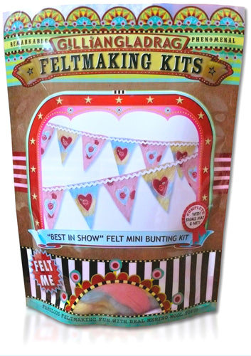 Best in Show Bunting (SML) Wet Felting Bunting Kit