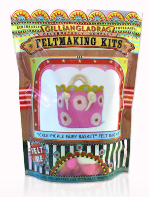 Ickle-Pickle Fairy Basket Felting Bag Kit