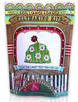 Tea on the Lawn Felting Tea Cosy Kit