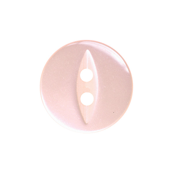 Fish Eye Baby Button 11m pale pink