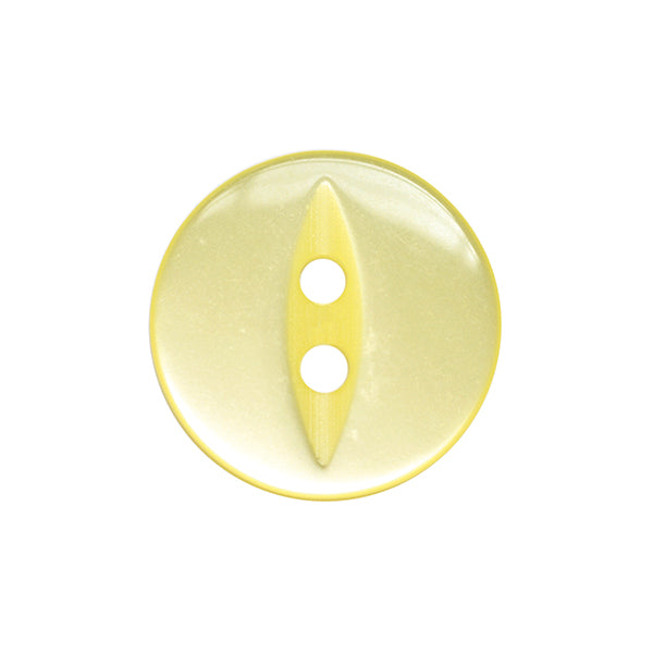 Fish Eye Baby Button 11m yellow