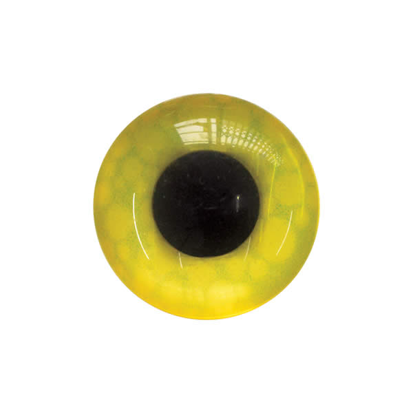 Sew on Eye Button 11mm 2E Yellow