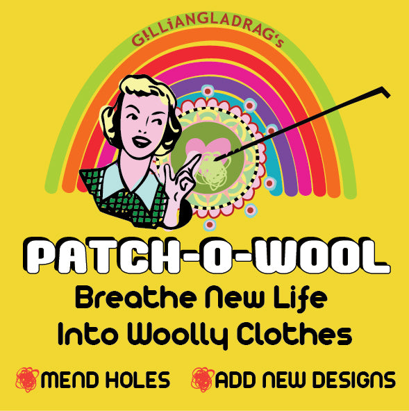PATCH-O-WOOL : Breathe New Life Into Your Woolly Clothes - Needle Felting Kit