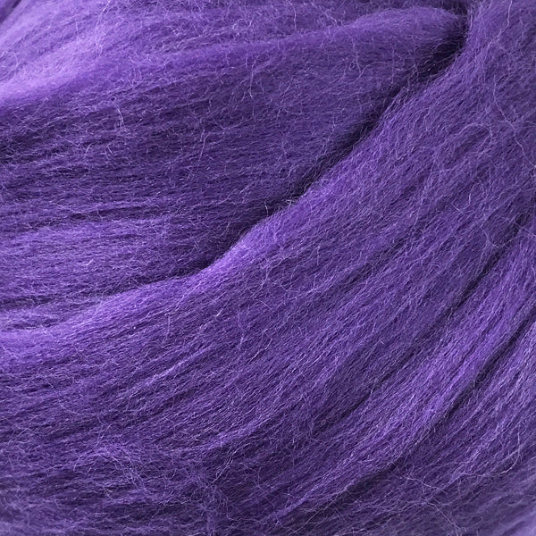 Regal Purple Merino wool tops for felting & giant knitting