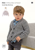 Rico Alpaca Blend Chunky Digital Knitting Pattern 459 boys (D) sweaters