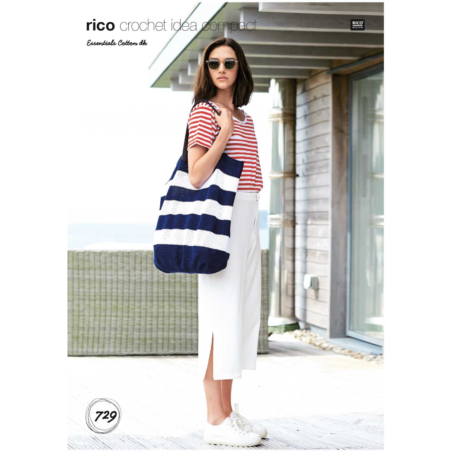 Rico Essentials Cotton Crochet Digital Pattern 729 Bag