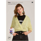 Rico Knitting Idea Super Kid Mohair Silk Wrap Jumper 901