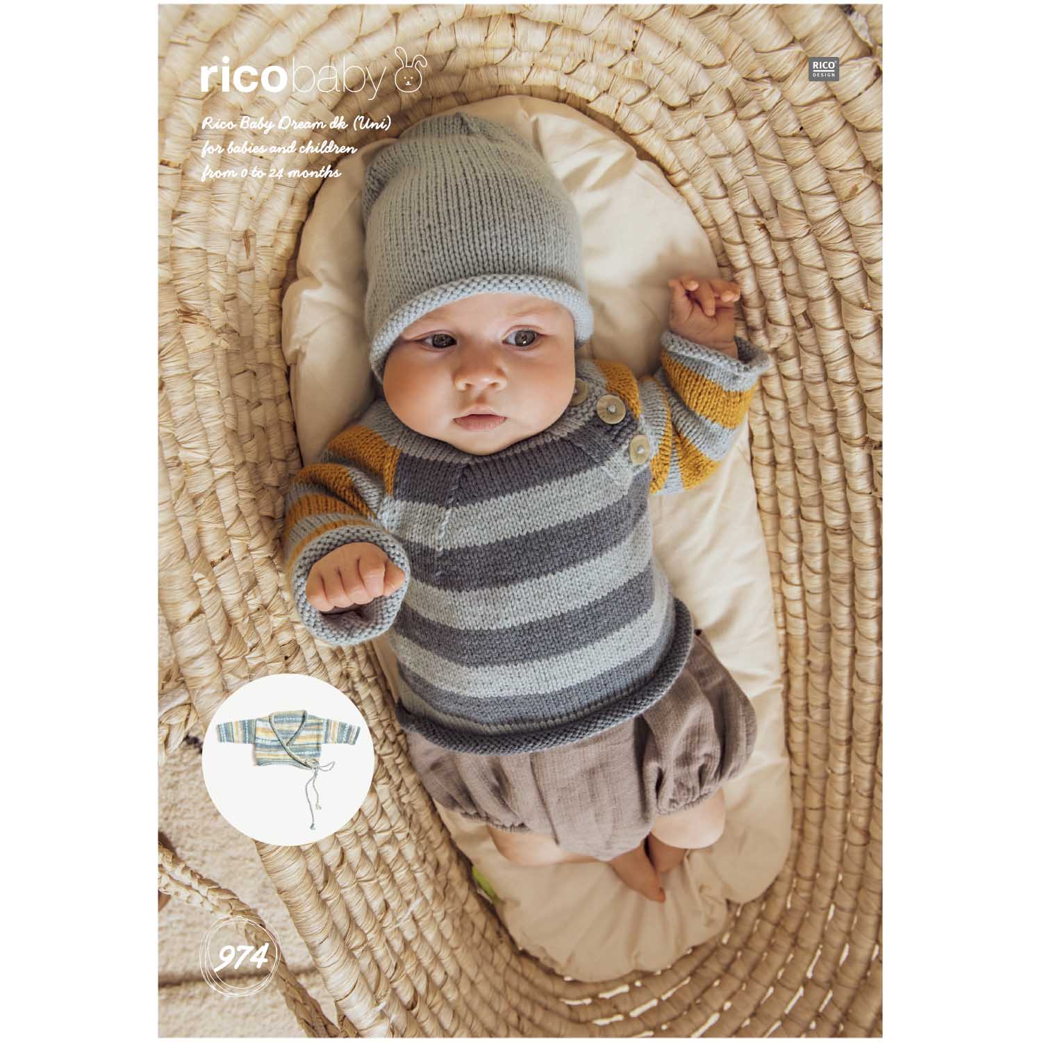 Rico Baby Dream Knitting Pattern 974