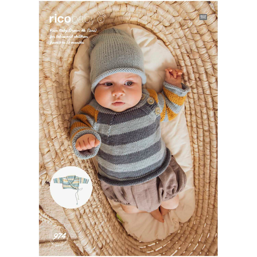 Rico Baby Dream Knitting Pattern 974