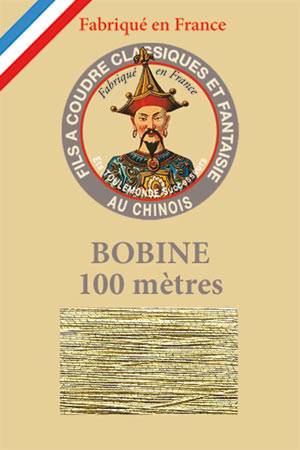 Sajou Polyester metallized sewing thread 102 Gold 100m