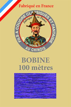 Sajou Polyester metallized sewing thread 155 Violet 100m