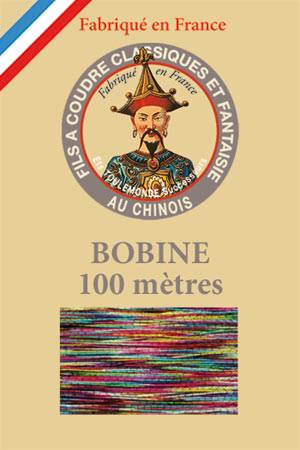 Sajou Polyester metallized sewing thread 205 Tutti Frutti 100m