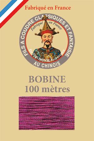 Sajou Polyester metallized sewing thread 235 Fuschia 100m