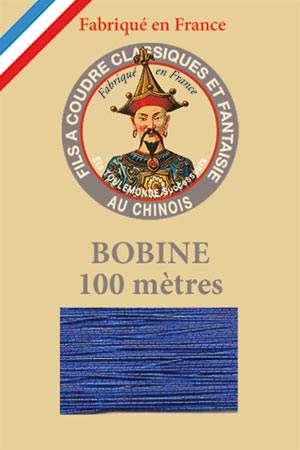 Sajou Polyester metallized sewing thread 240 Pure Blue 100m