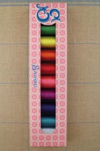 Sajou selection box 8 x 20m silk thread Bright Colours