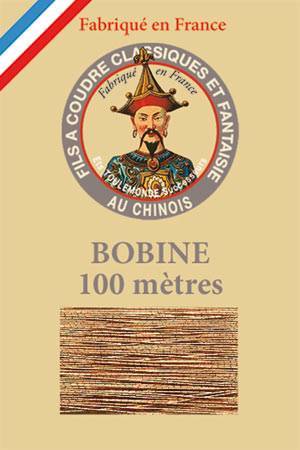 Sajou Polyester metallized sewing thread 130 Copper 100m