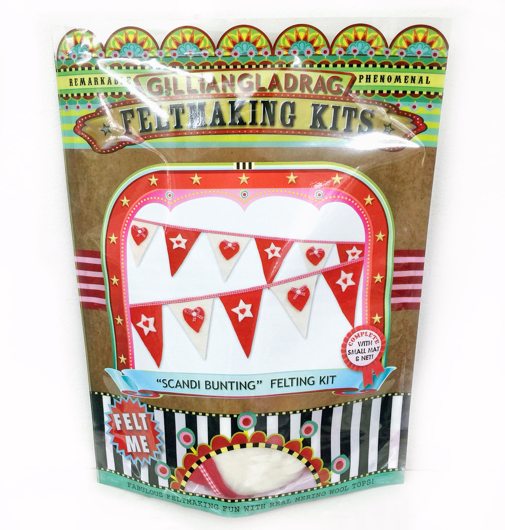 Scandi Bunting COMPLETE Felting Kit