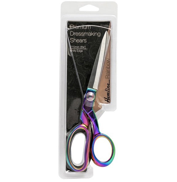Scissors: Dressmakers Shears: 8.25": Rainbow