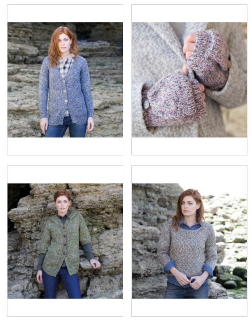 WYS The Croft Shetland Tweed Aran Pattern Book
