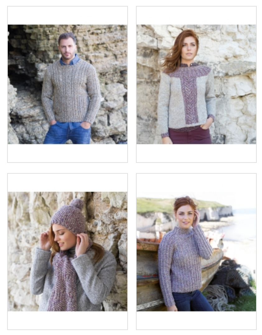 WYS The Croft Shetland Tweed Aran Pattern Book