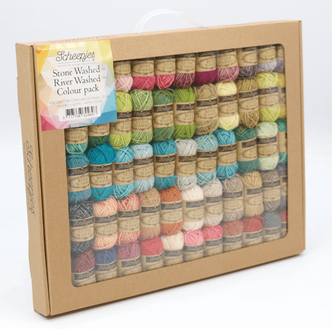 Stonewashed Riverwashed (Sport Weight) Colour Pack 58 x 10g