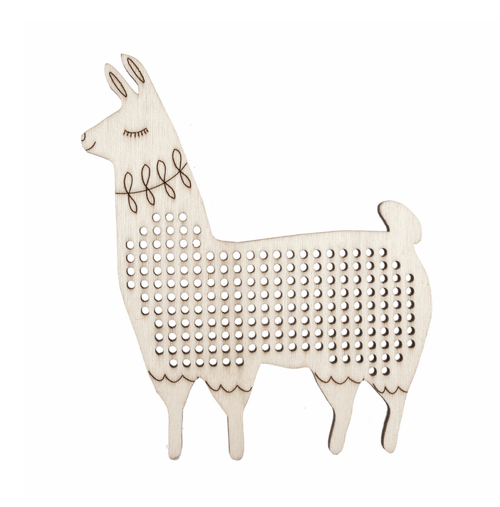 Cross Stitch Decoration: Llama
