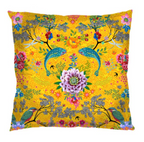 Half Metre : Odile Bailloeul VELVET Enchanted Pond Yellow