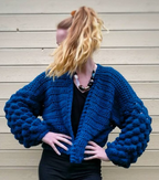 "Fir Cone Cardigan" Crochet Pattern