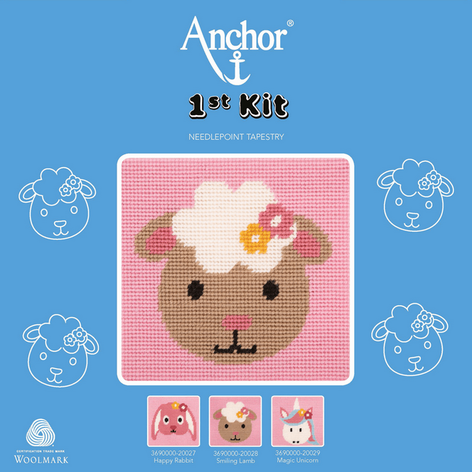 Stitch Kit: 1st Kit: Smiling Lamb