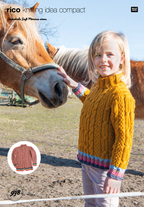 Kids Aran Cable Knit Jumper Knitting Pattern 938
