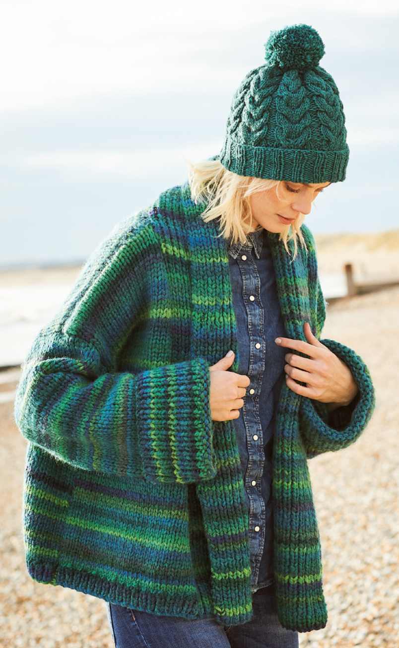 Smile Digital Knitting pattern 943 : Ladies Cardigan (D)