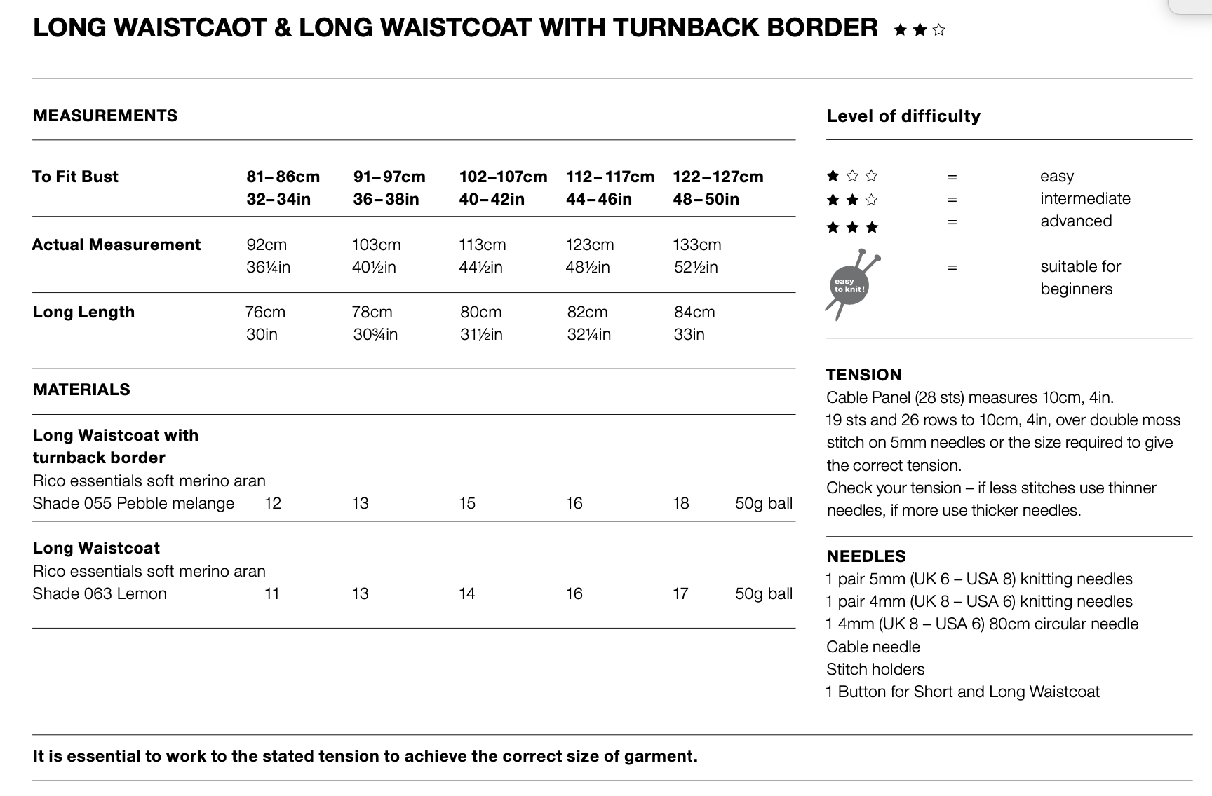 Women's Aran Long Line Cabled Cardigan Knitting Pattern 189