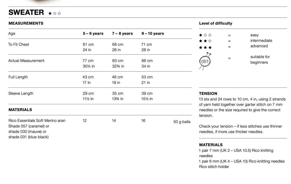 Kids Aran Roll-Neck Jumper Knitting Pattern 801