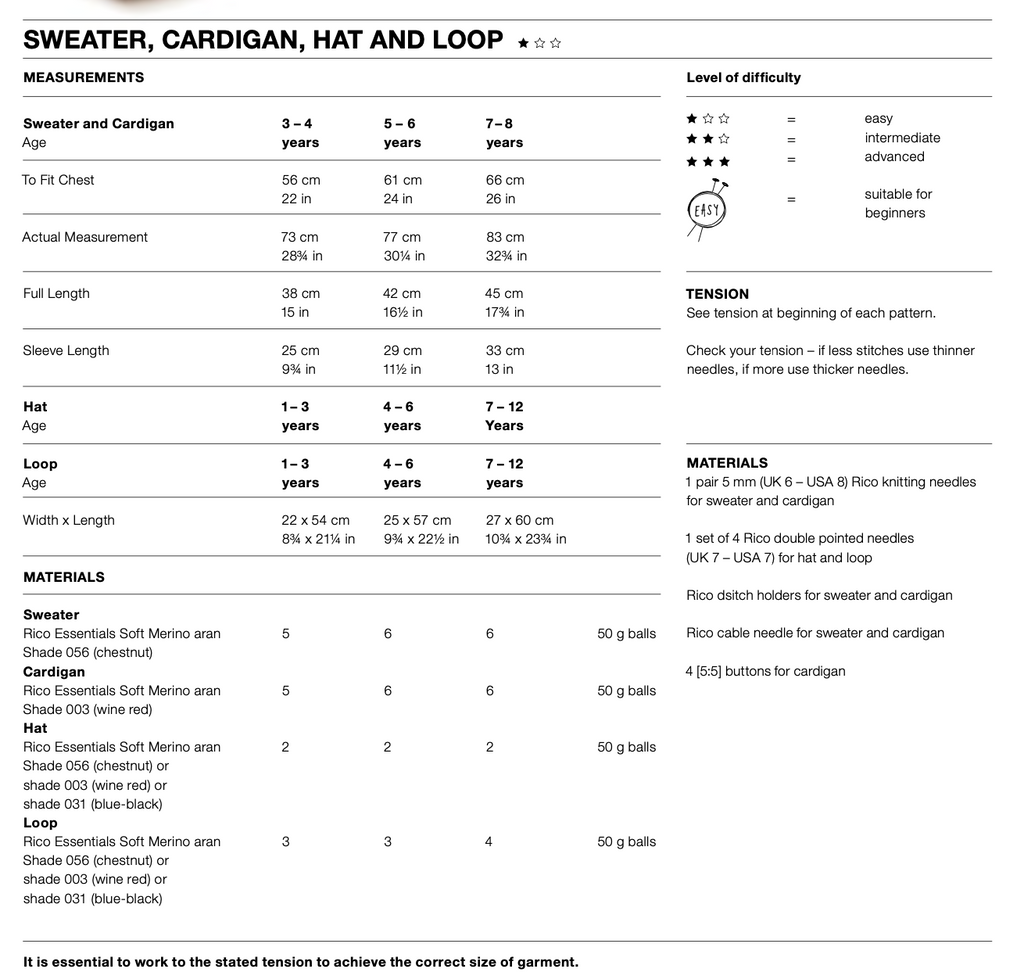 Kids Aran Jumper and Scarf Knitting Pattern 799