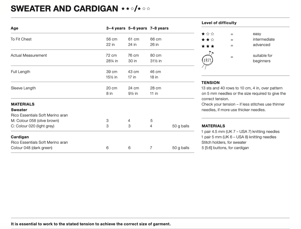 Kids Aran Jumper Knitting Pattern 619