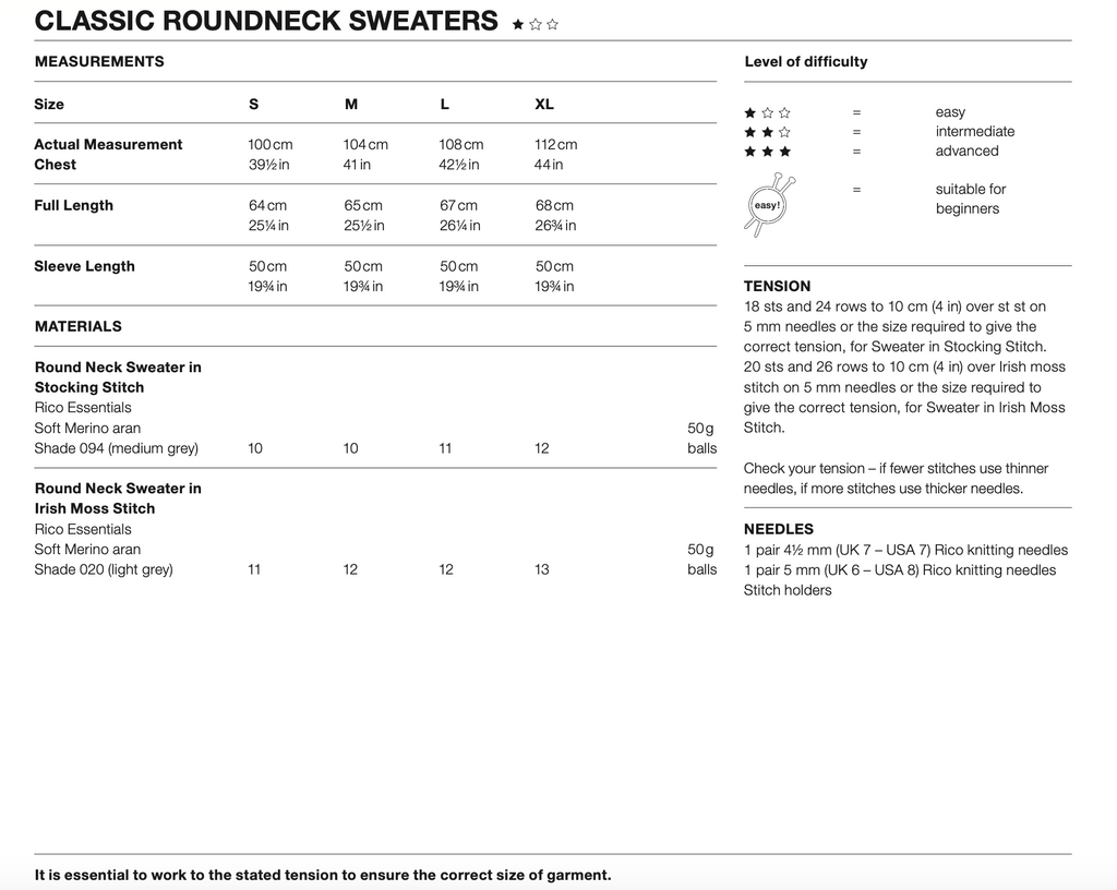 Men's Aran Jumper Knitting Pattern 646 (now discontinued)