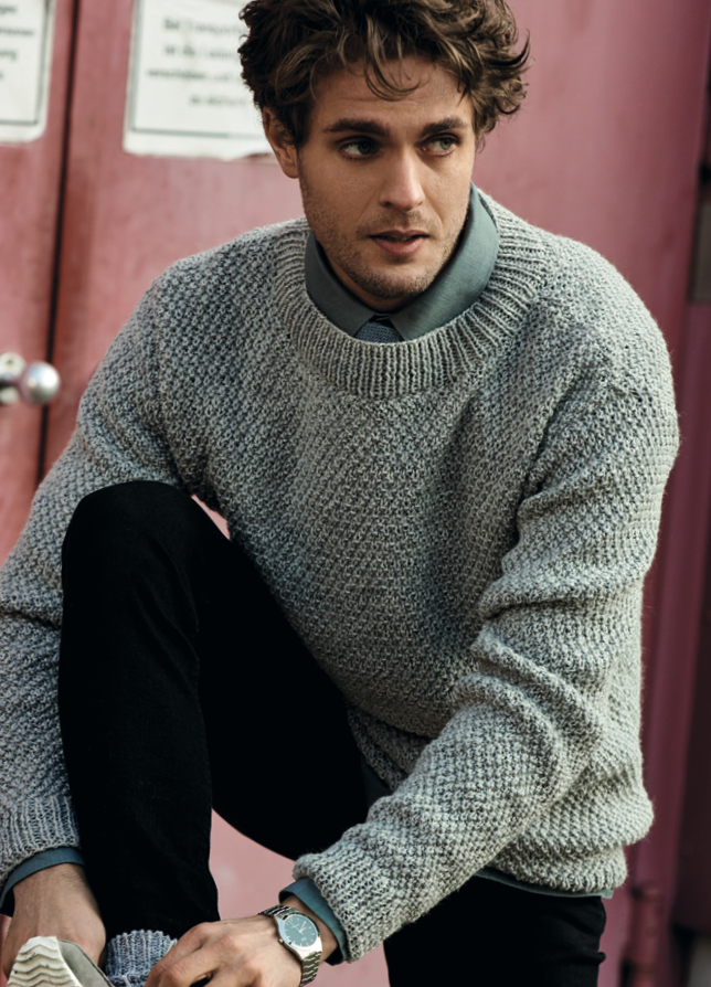 Men's Aran Jumper Knitting Pattern 646 (now discontinued)