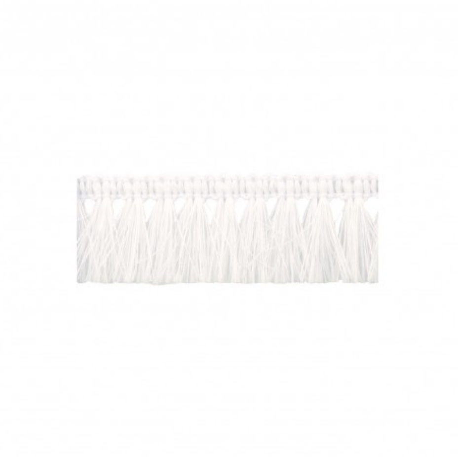 Woven Tassel Fringing 01 White