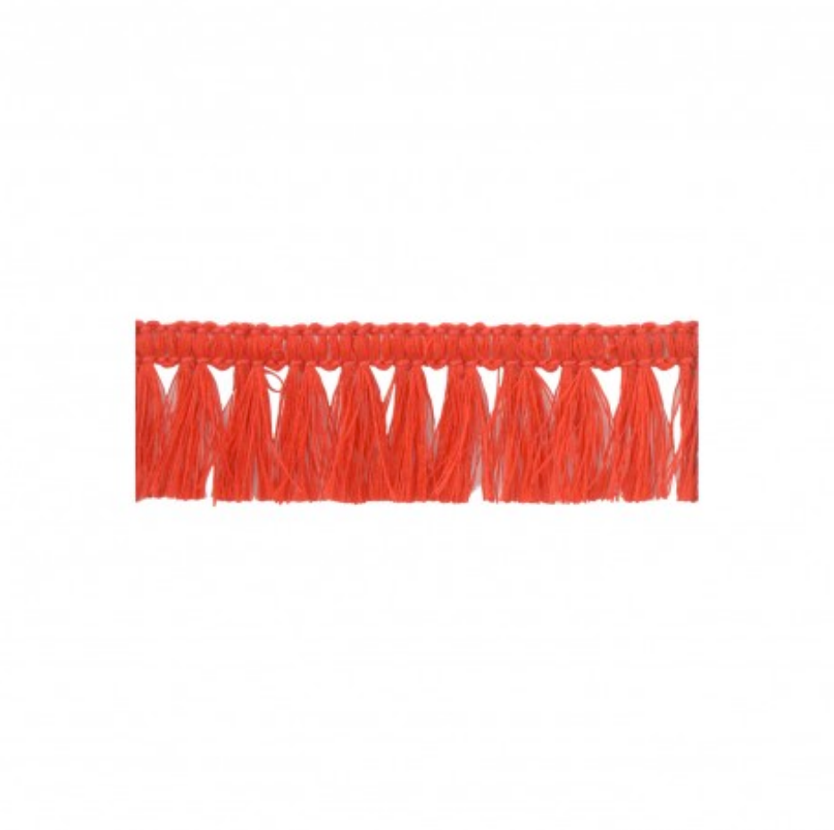 Woven Tassel Fringing 8 Red