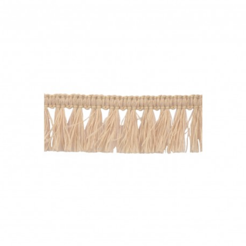 Woven Tassel Fringing 40 Beige