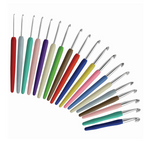 5.5mm Crochet Hook : Waves 2 : Aluminium  : Hot Pink : 5.50mm (D)